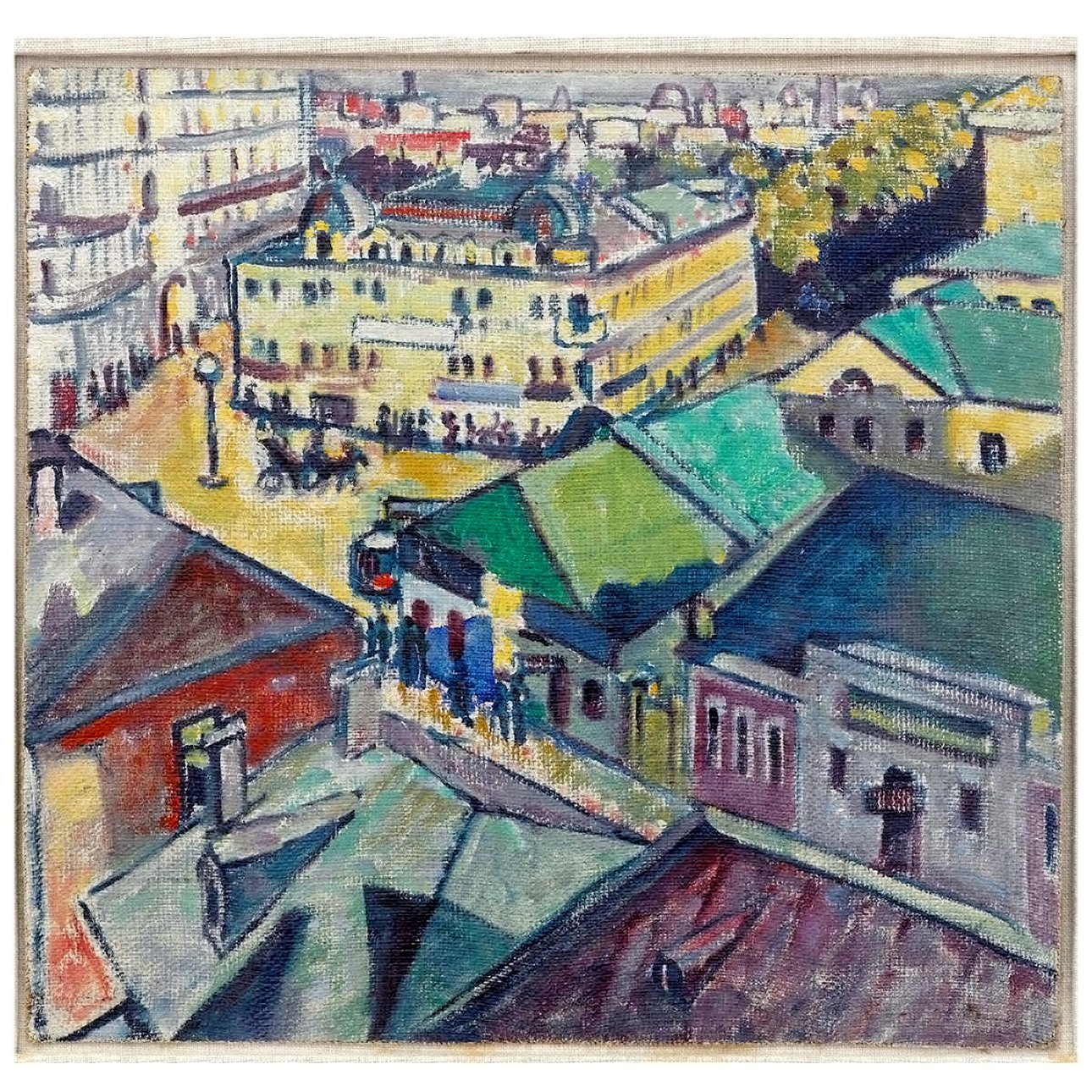 Василий Кандинский «Москва. Зубовская площадь». 1916 год.  Фото: Museum Ludwig, Köln