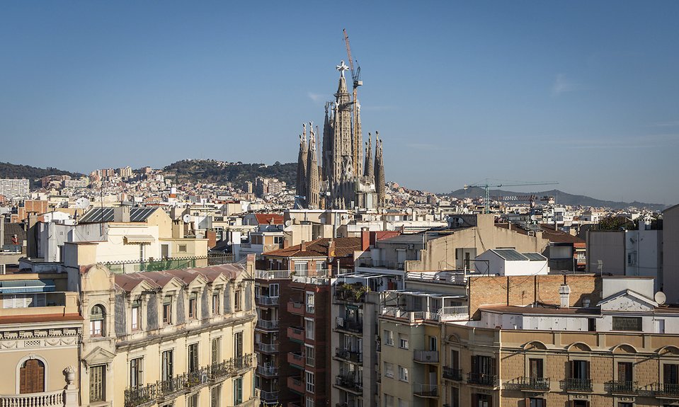 Вид на собор Саграда Фамилия.  Фото: Fundació Junta Constructora del Temple Expiatori de la Sagrada Família