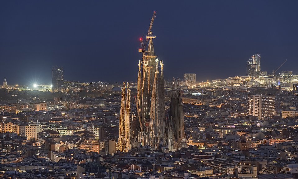 Вид на собор Саграда Фамилия.  Фото: Fundació Junta Constructora del Temple Expiatori de la Sagrada Família