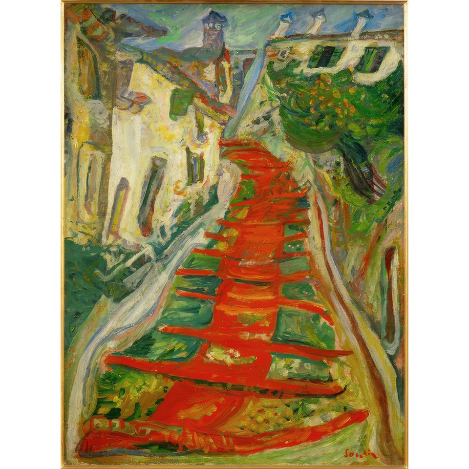 Хаим Сутин. «Красная лестница в Кане». 1923–1924.  Фото: Christie's