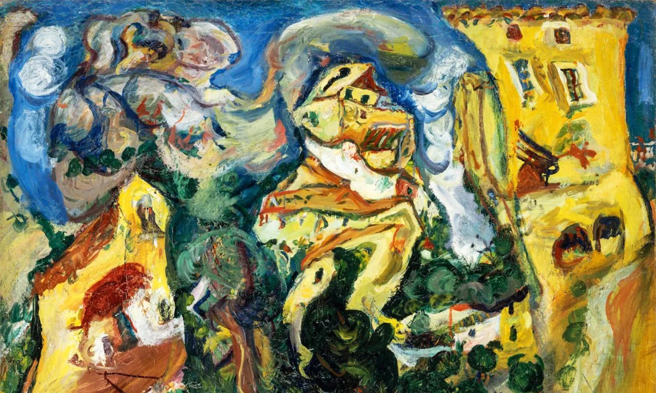 Хаим Сутин. «Деревня». 1923.  Фото: Musée de l'Orangerie, Paris