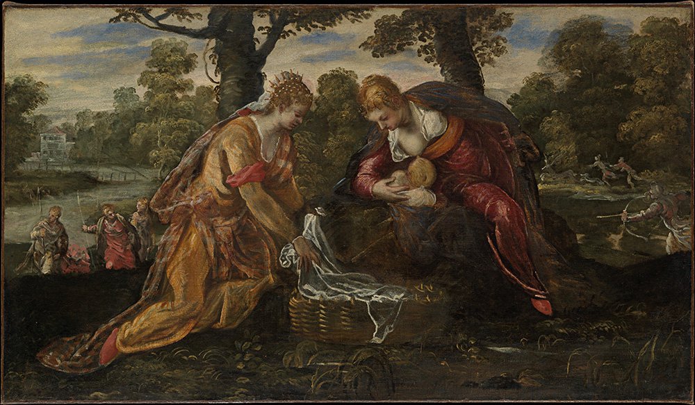 Тинторетто (Якопо Робусти). «Нахождение Моисея». 1560-е. Фото: MET Museum