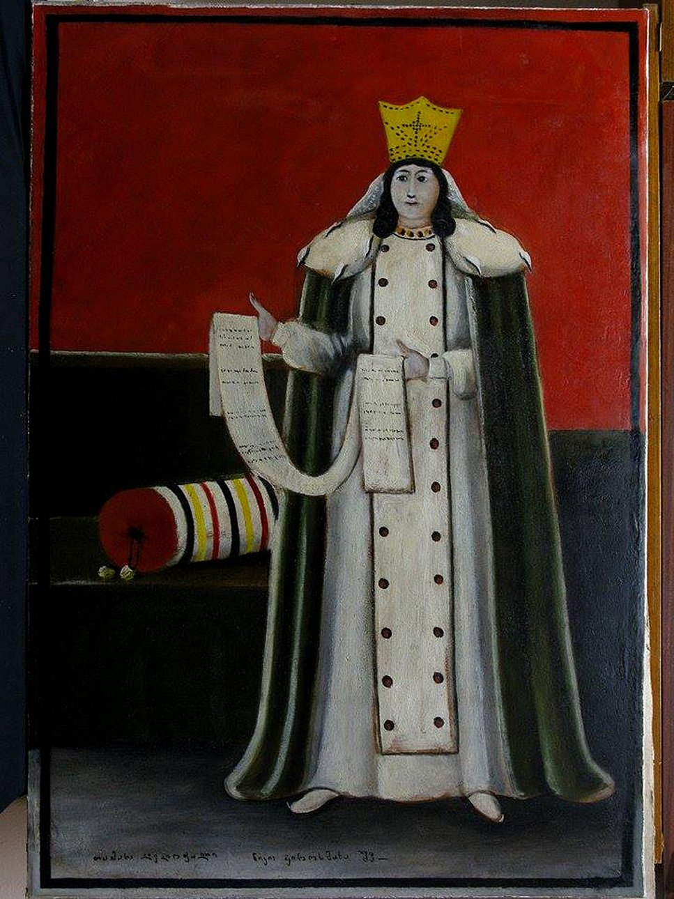 Нико Пиросмани. «Царица Тамара». 1915. Государственный музей искусств Грузии. Niko Pirosmanashvili State Museum