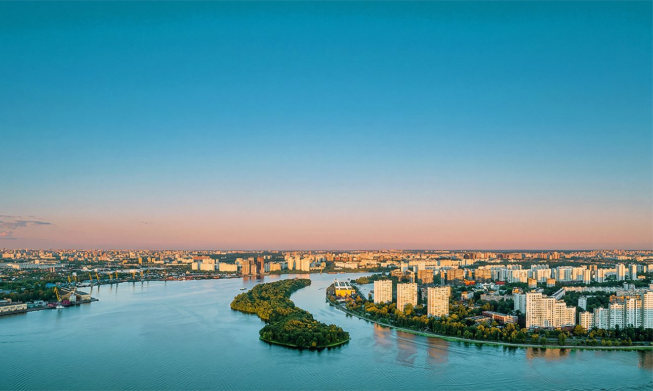 Виды на Москву-реку из окон «Жемчужной коллекции» квартала «Дрим Рива». Фото: Regions Development