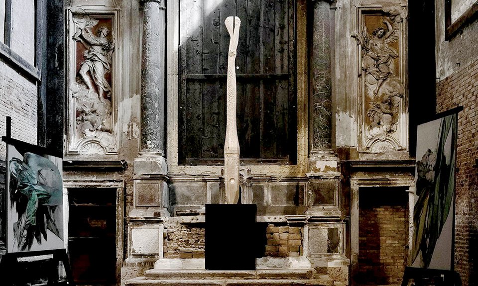 Проект Алексея Морозова «Белек» в Павильоне Киргизии.  Фото: La Biennale di Venezia
