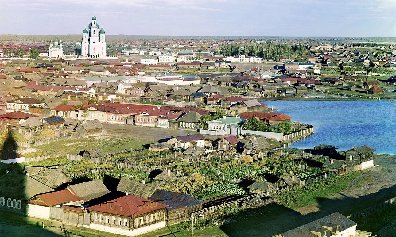 Панорама Каслей, снятая в 1910 году Сергеем Прокудиным-Горским.  Фото: Legion-Media