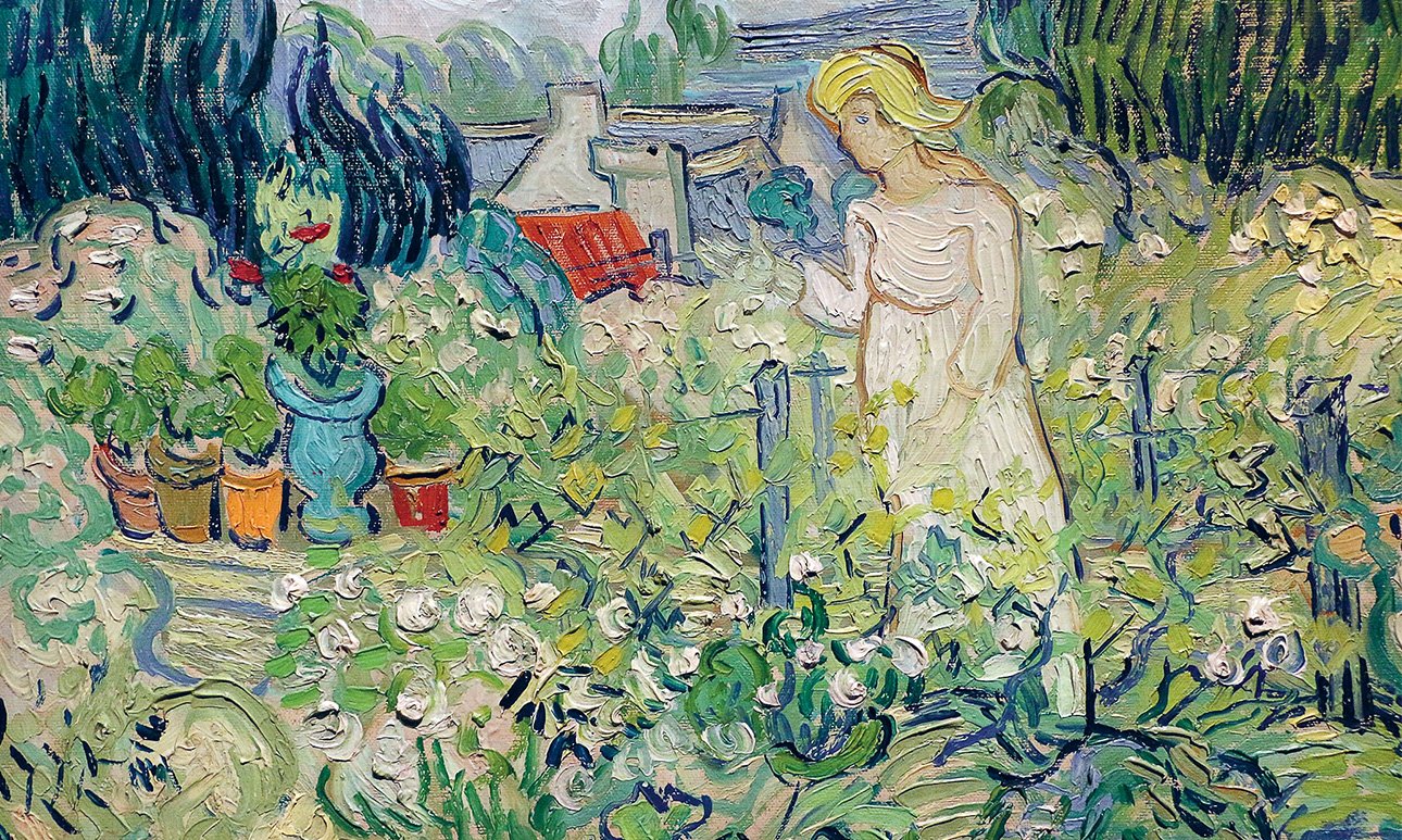 Винсент Ван Гог. «Мадемуазель Гаше в саду». 1890.  Фото: Musée d'Orsay