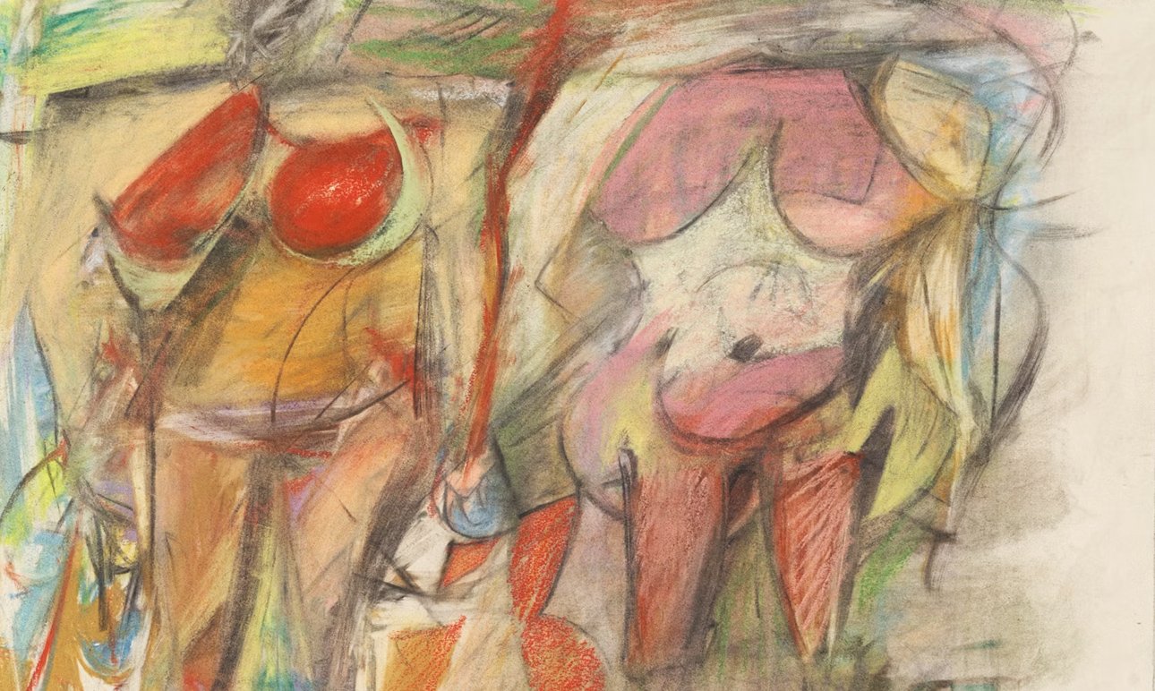 Виллем де Кунинг. «Торсы двух женщин». 1952.  Фото: The Art Institute of Chicago