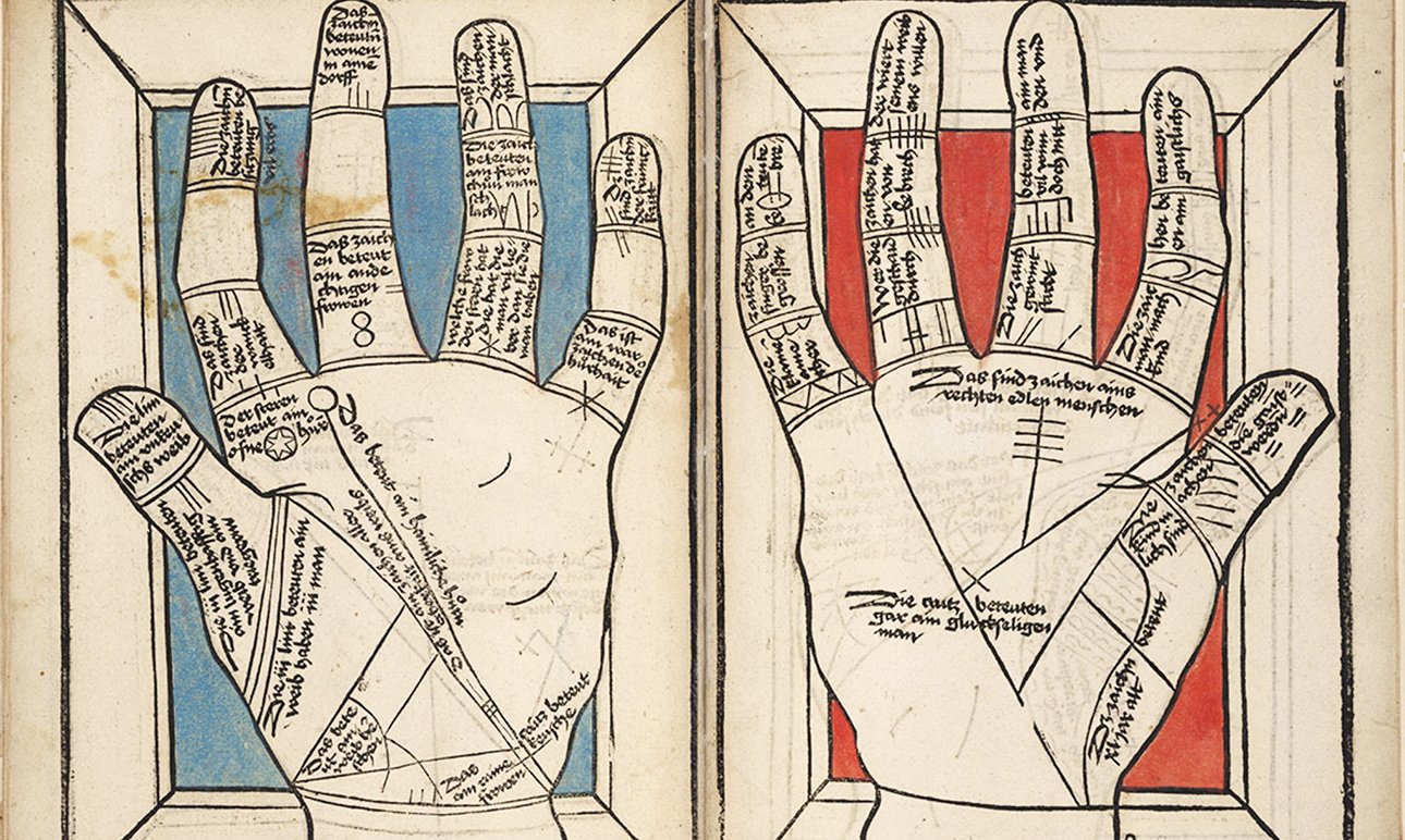 Неизвестный художник. «Искусство хиромантии» (Die Kunst Chiromantia). Около 1475. Фото: The Morgan Library & Museum
