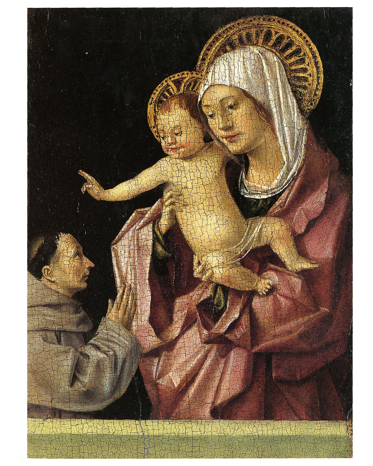 Антонелло да Мессина.  «Мадонна со святым Франциском»   1465-1474. Фото: Museo Regionale di Messina