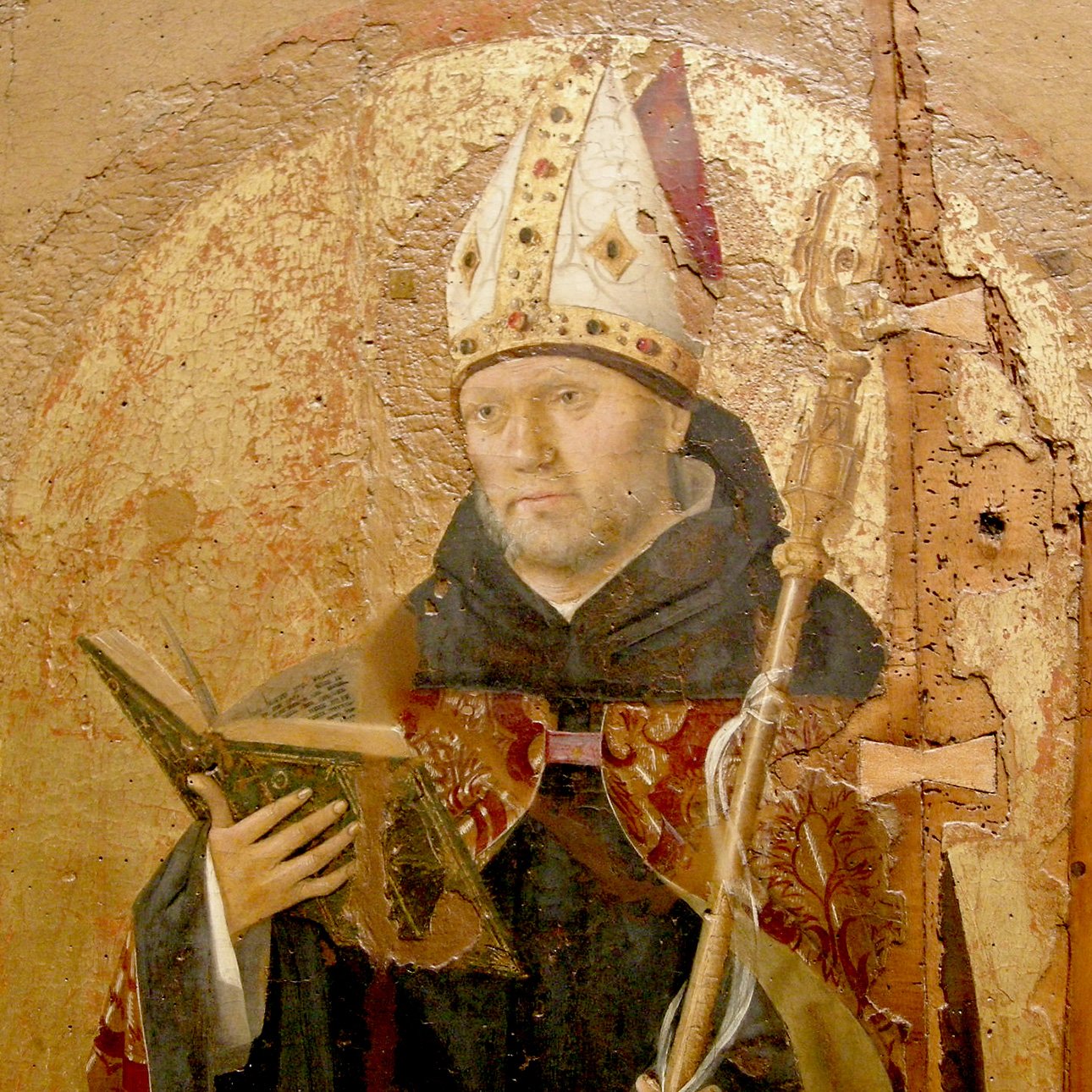 «Святой Григорий». Одна панелей «Полиптиха Святого Григория».  1473. Фото: Museo Regionale di Messina