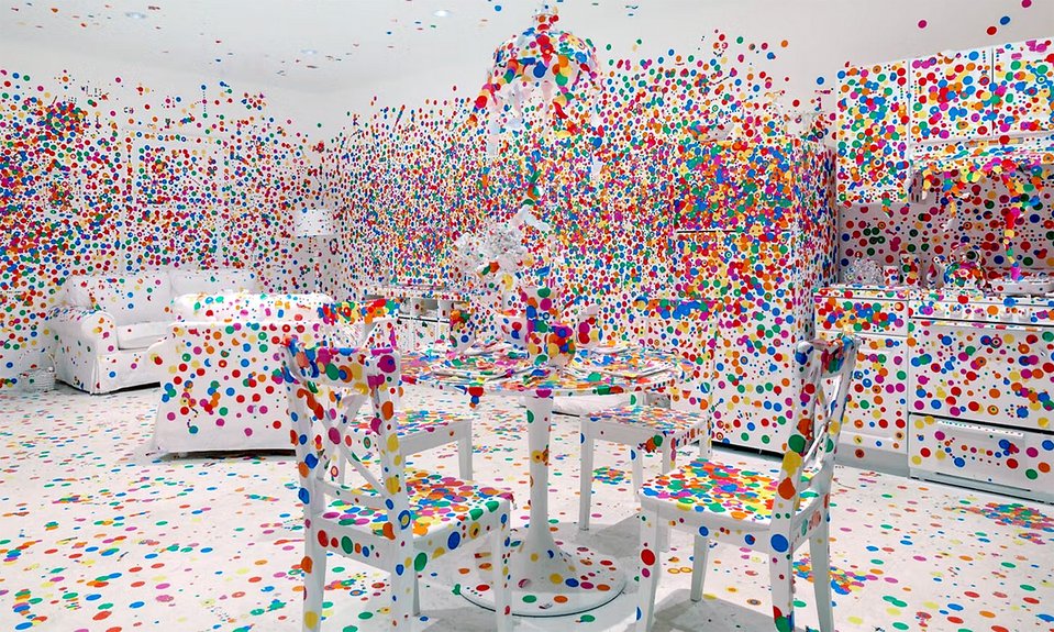 Выставка Яёи Кусамы Give Me Love в David Zwirner Gallery в Нью-Йорке. Фото: David Zwirner Gallery
