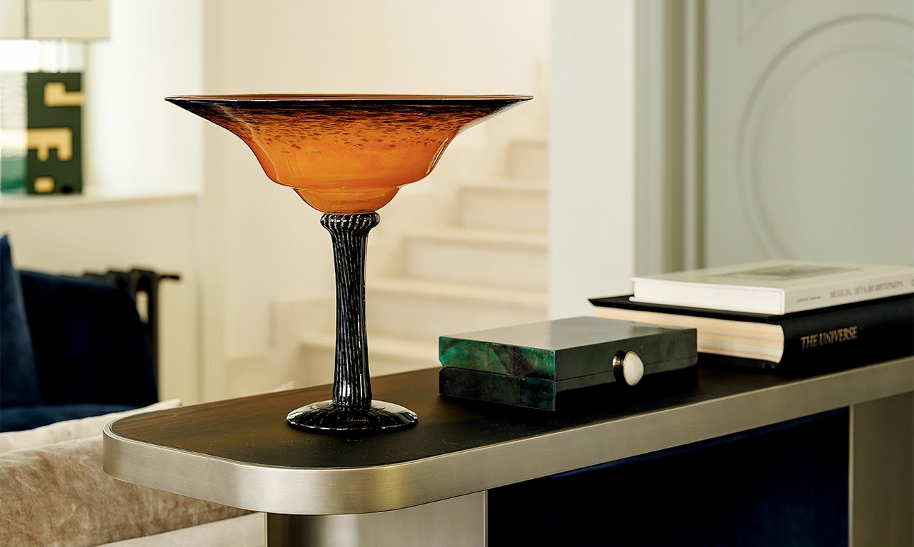Ваза Bijoux мануфактуры Schneider.  Фото: французская мануфактура Daum