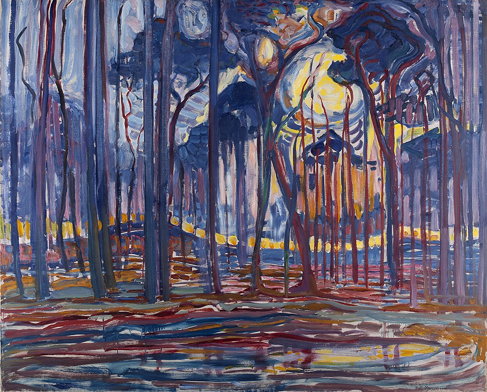 Деревья близ Оеле. 1908 Gemeentemuseum den haaG