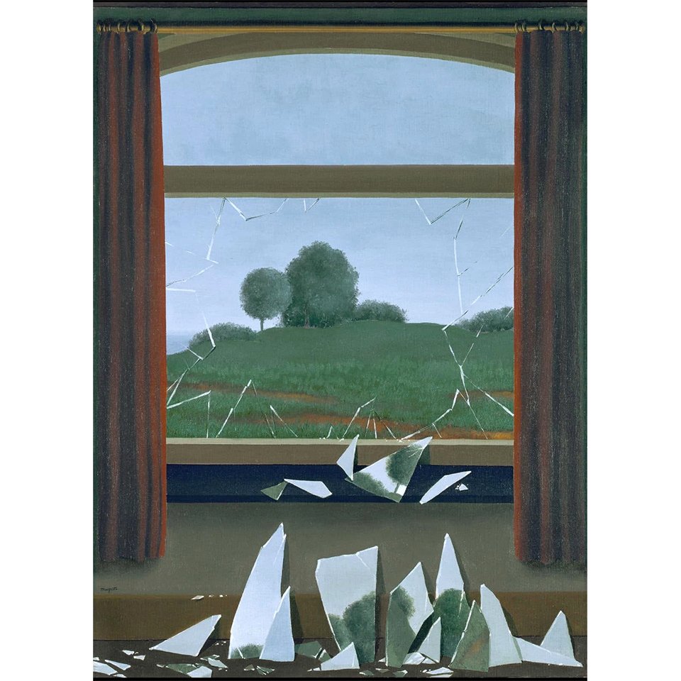 Рене Магритт. «Ключ к полям». 1936.  Фото: Museo Nacional Thyssen-Bornemisza