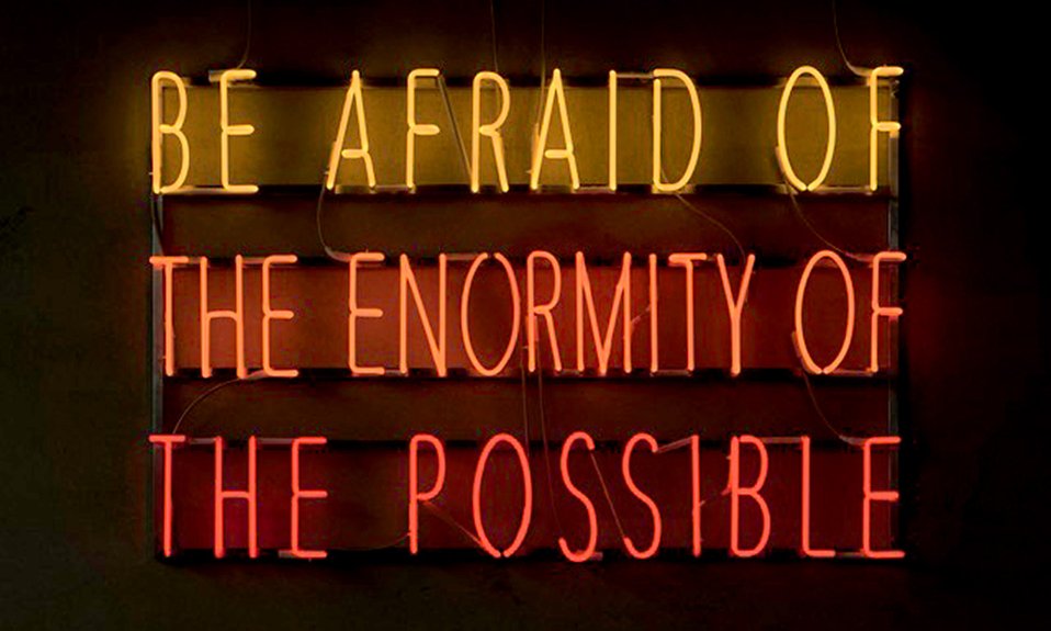 Альфредо Джаар. Be Afraid of The Enormity of The Possible. 2015.    Фото: Contemporary Istanbul