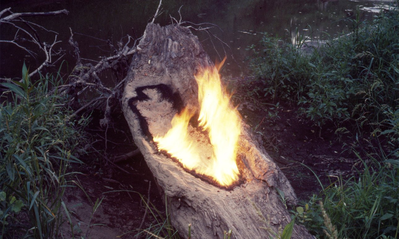 Ана Мендьета. «Без названия». Из серии «Силуэты». 1977. Фото: The Estate of Ana Mendieta Collection/DACS