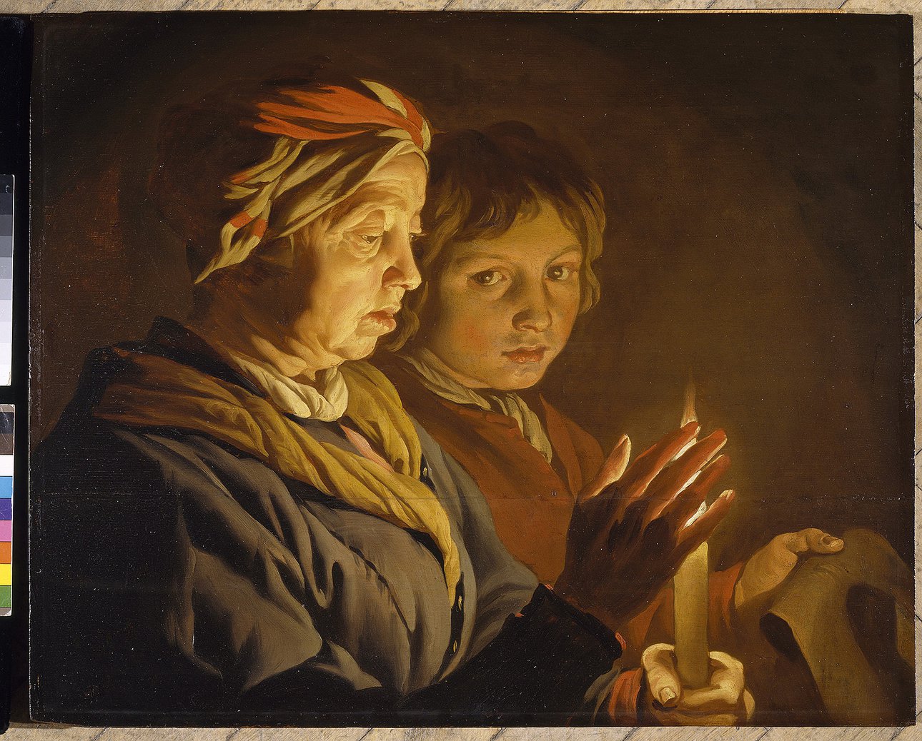 Матиас Стом. Старуха и мальчик со свечой. 1620-е / © Birmingham Museums Trust on behalf of Birmingham City Council