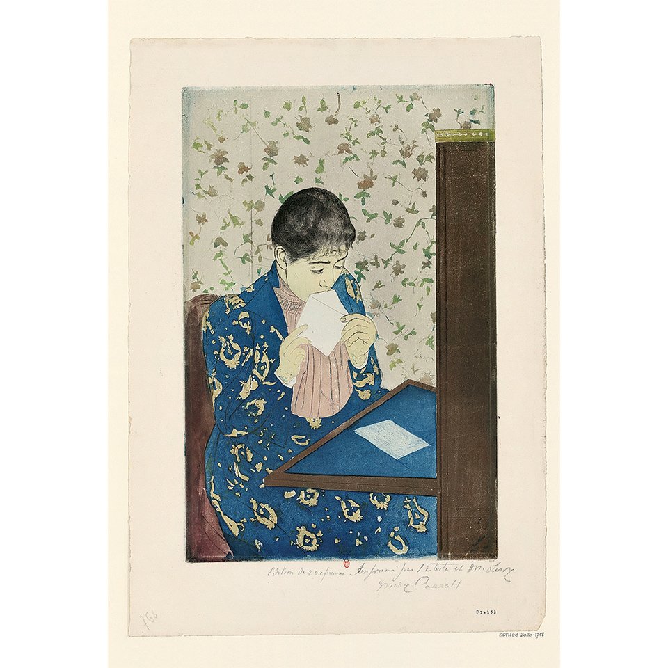 Мэри Кассатт. «Письмо». 1890–1891.  Фото:  National Gallery of Art