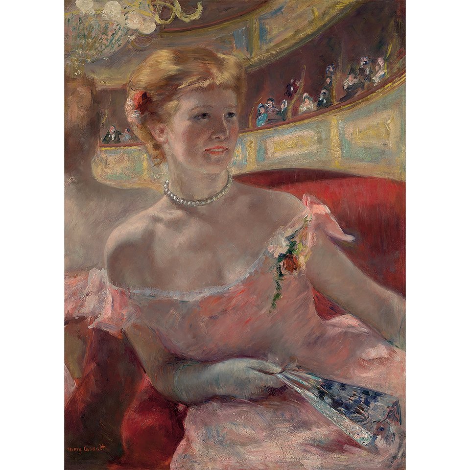Мэри Кассатт. «Женщина в ложе». 1879.  Фото: Philadelphia Museum of Art