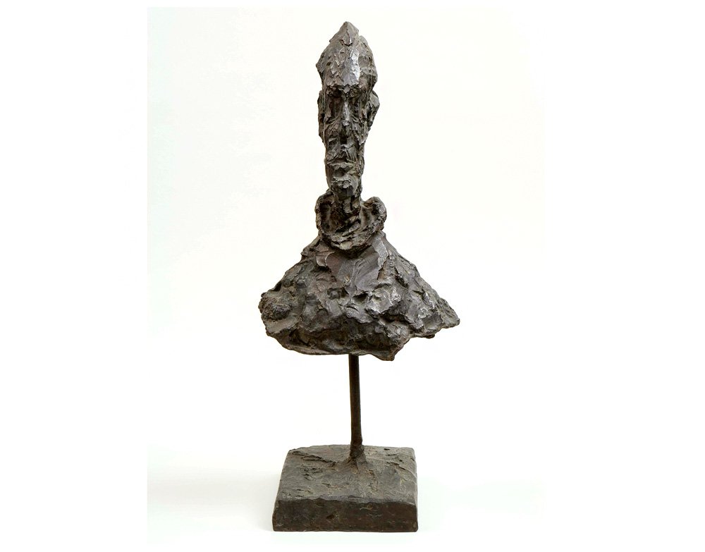 Альберто Джакометти. «Мужской бюст». COURTESY OF THE FONDATION ALBERTO ET ANNETTE GIACOMETTI