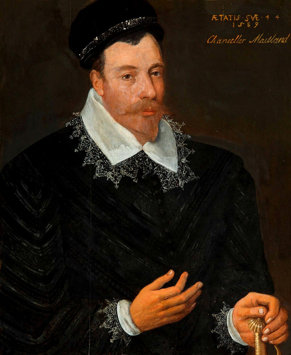 Адриан Вансон. «Портрет Джона Мейтленда, первого лорда Тирлестейнского». 1589. Сopyright: National Trust Image