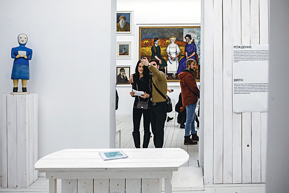 На выставке в ММСИ. Фото: Архив Московского музея современного искусства