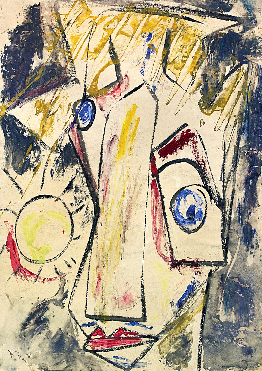 Анатолий Зверев. «Портрет с солнцем». 1957. Фото: Музей AZ