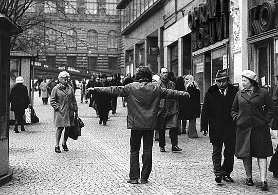 Иржи Кованда. 19 ноября 1976 г., Прага. © Музей современного искусства «Гараж»