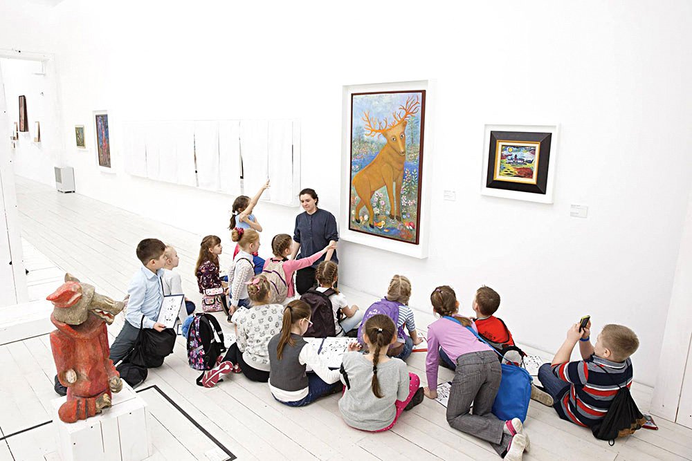 Экскурсии для детей в Московском музее современного искусства. Фото: MMOMA