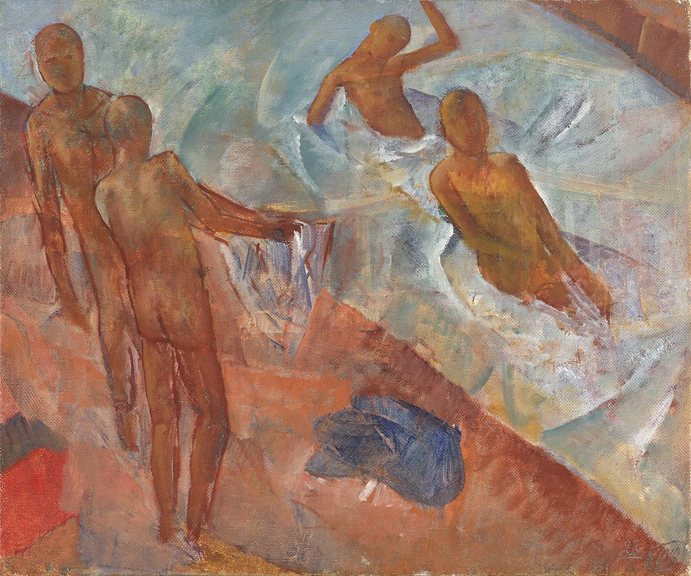 Кузьма Петров-Водкин. «Купающиеся мальчики». 1921. Фото: MacDougall’