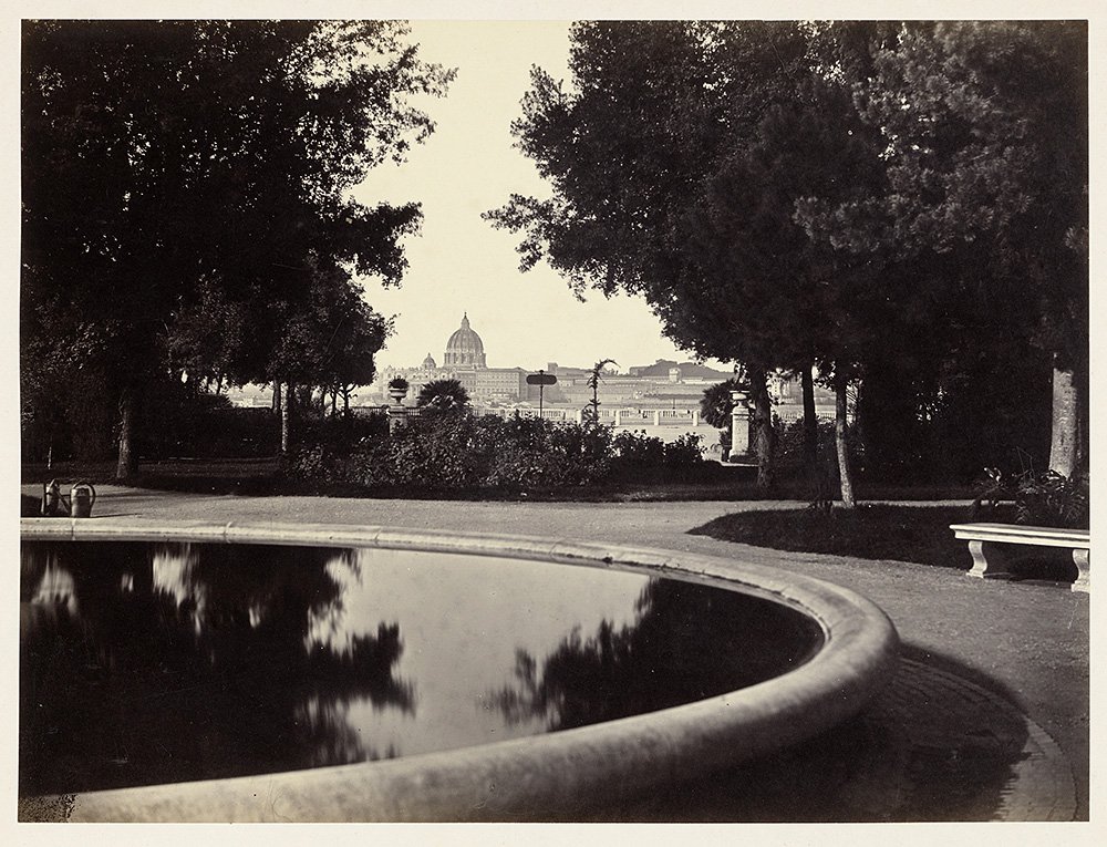 Роберт Макферсон. «Вид на Рим с холма Пинчо.1860–1863». Фото:  Rijksmuseum photo collectio