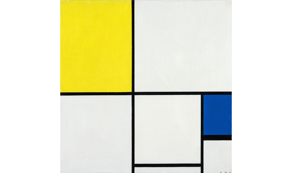 Пит Мондриан. «Композиция с желтым и синим». 1932. Фото: Robert Bayer, Basel