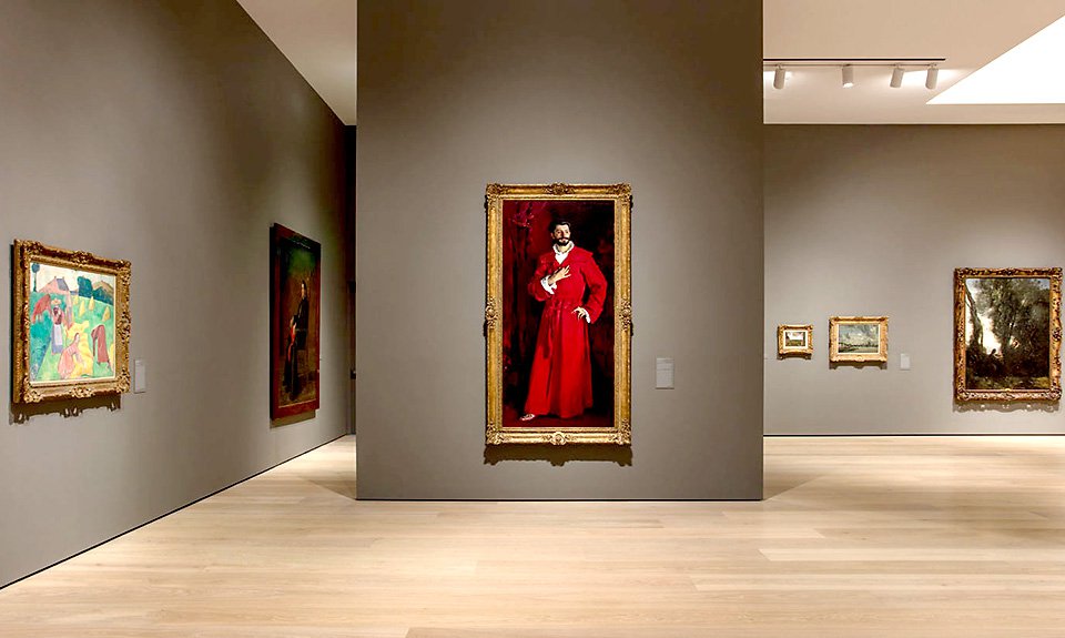 Картина Джона Сингера Сарджента «Доктор Поцци дома» в экспозиции Музея Хаммера. Фото: Armand Hammer Collection