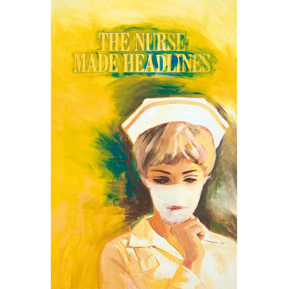 Ричард Принс. «Медсестра попала в заголовки». 2005. Работа участвует в выставке в музее «Луизиана». Фото: www.richardprince.com