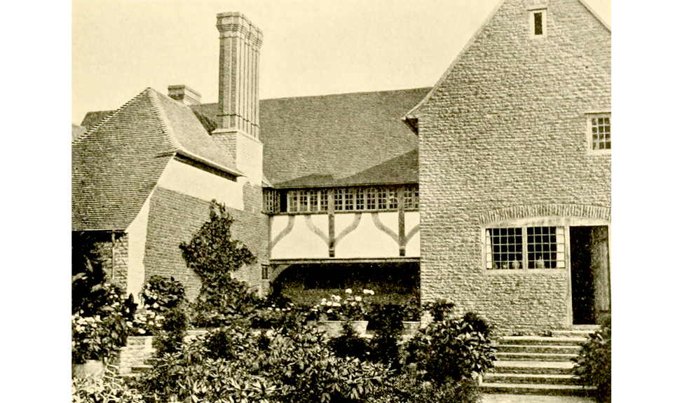 Дом был построен в 1896 году по проекту 27-летнего Эдвина Лаченса для Гертруды Джекилл. 1900. Фото: Internet Archive Book Images