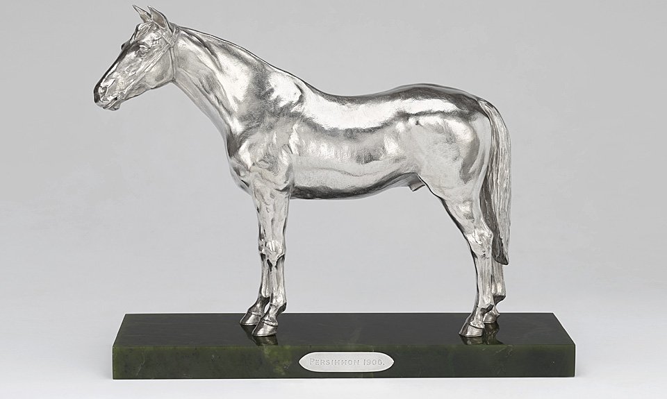 Статуэтка королевского коня из серебра и нефрита. 1908. Фото: Royal Collection Trust © Her Majesty Queen Elizabeth II 2021