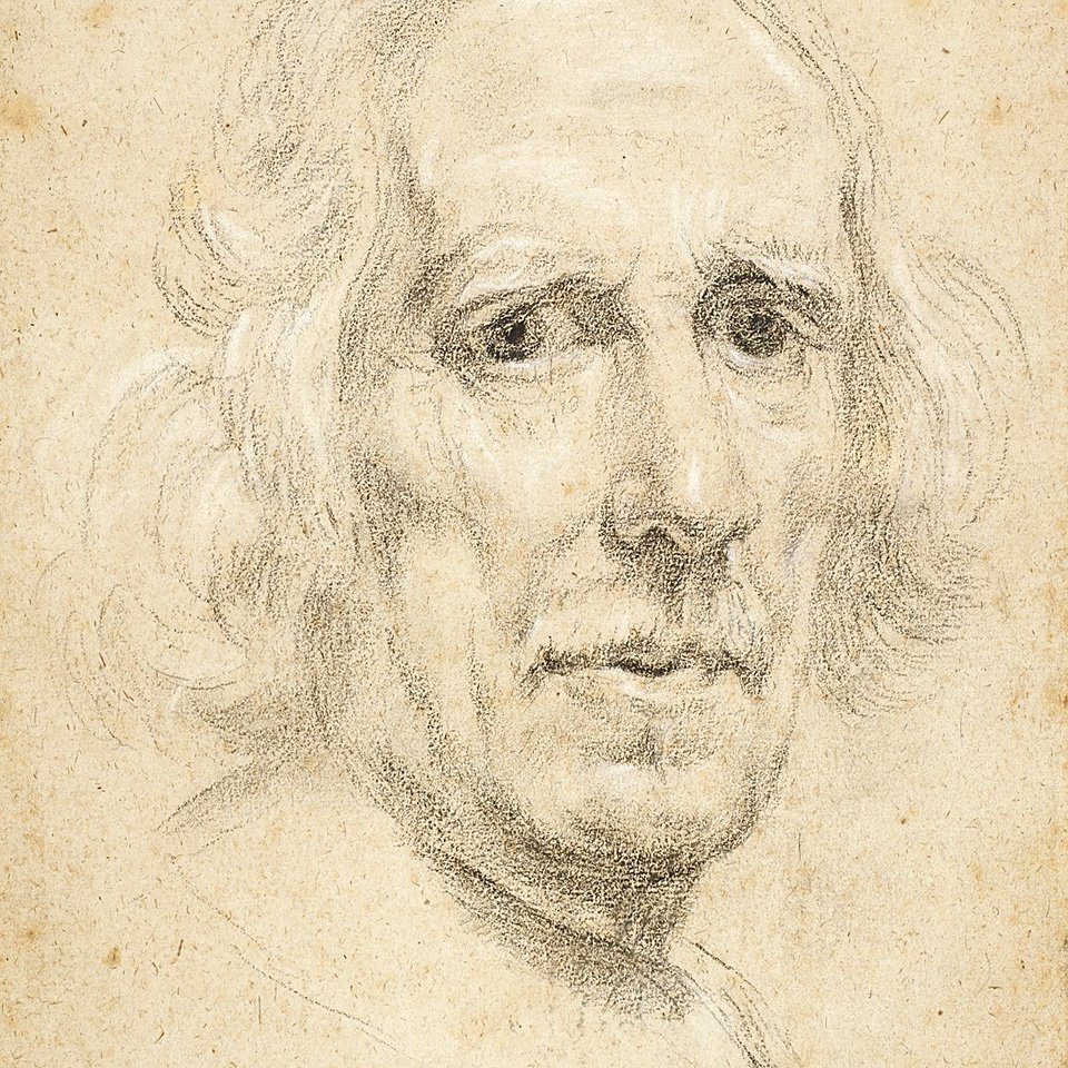 Автопортрет Джованни Лоренцо Бернини. Фрагмент. Фото: The Royal Collection Trust