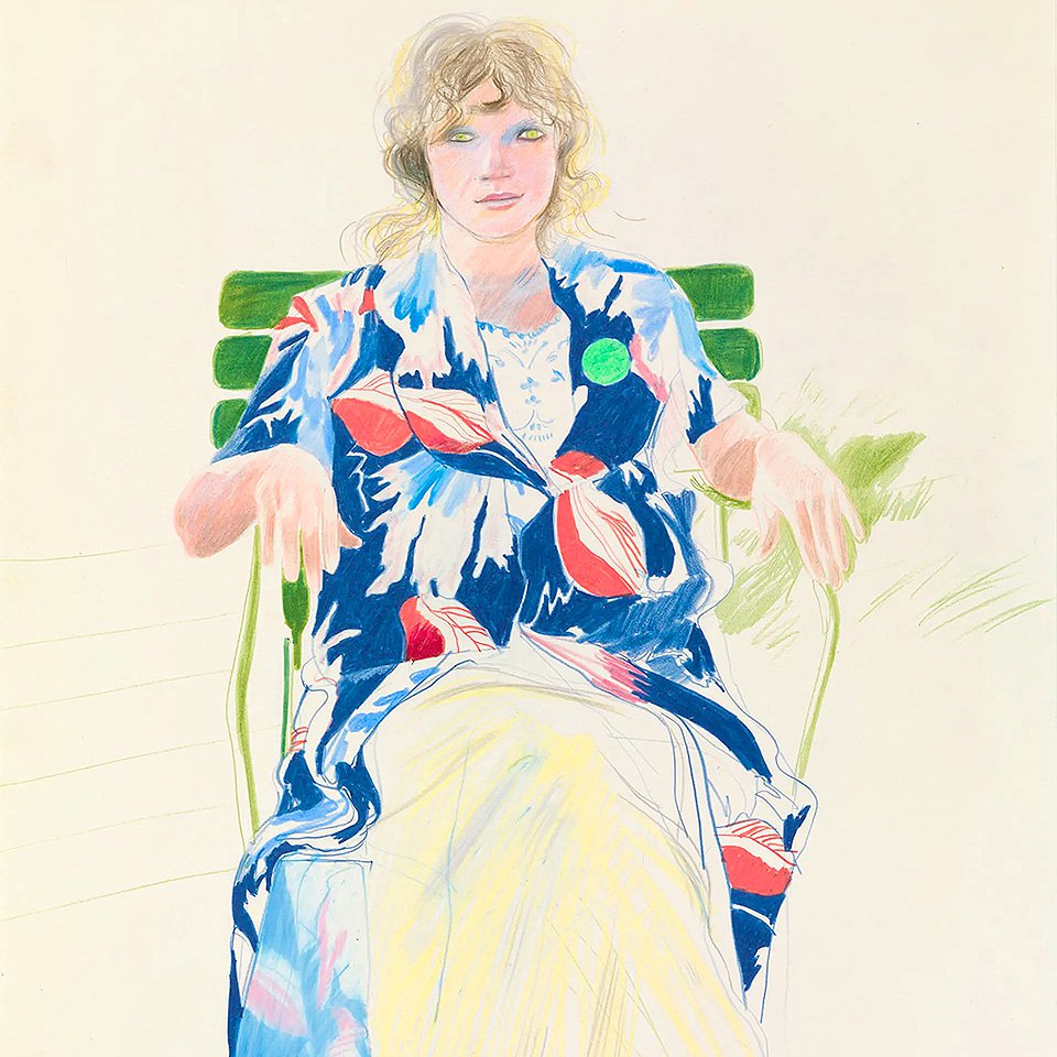 Дэвид Хокни. «Селия, Кареннак, август 1971». Фото: Richard Schmidt/Collection the David Hockney Foundation
