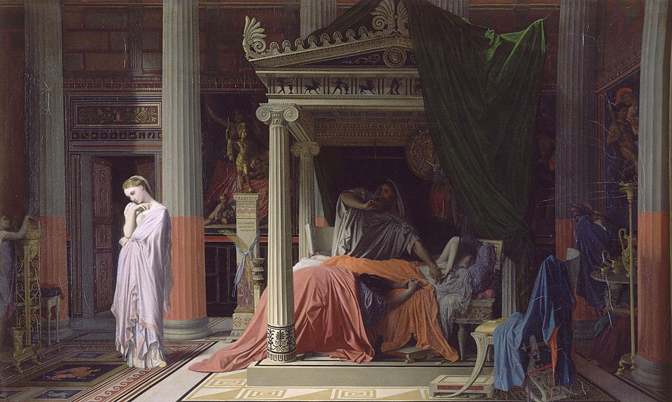 Жан-Огюст-Доминик Энгр. «Антиох и Стратоника». 1840. Фото: Музей Конде