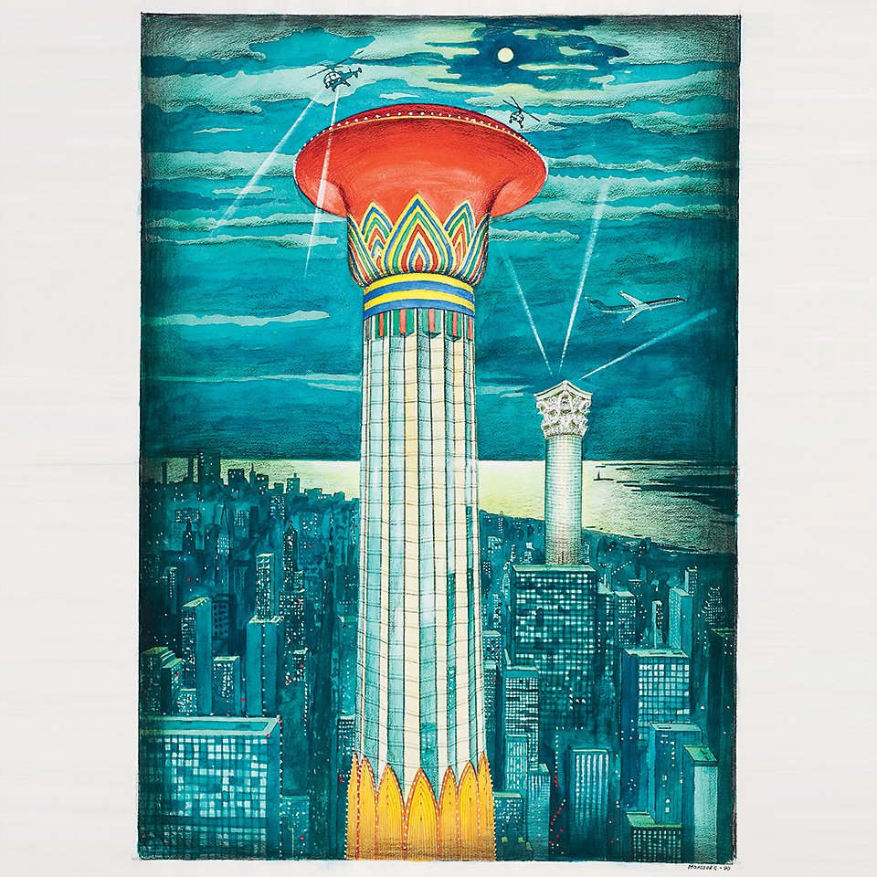 Станислав Морозов. «Архитектурная фантазия». 1990.  Фото: Музей современного искусства «Гараж»