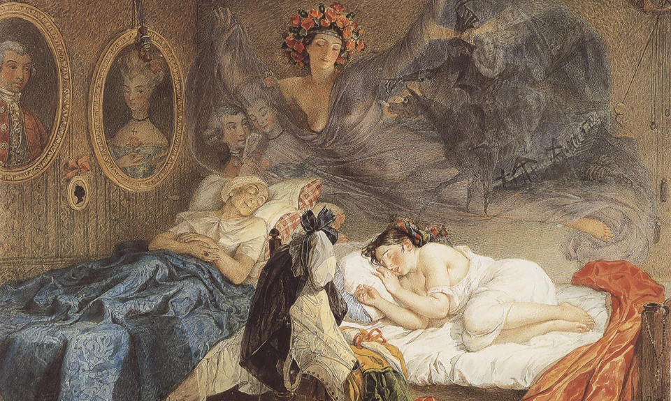 Карл Брюллов. «Сон бабушки и внучки». 1829. Фото: Государственный Русский музей