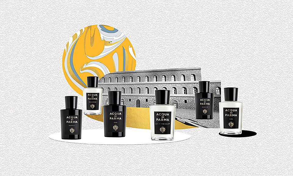 Набор из новогодней коллекции Emilio Pucci x Acqua di Parma. Фото: Acqua di Parma