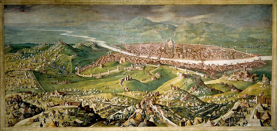 Джорджо Вазари. «Осада Флоренции». Палаццо Веккьо. Фото: Palazzi Medici Riccardi