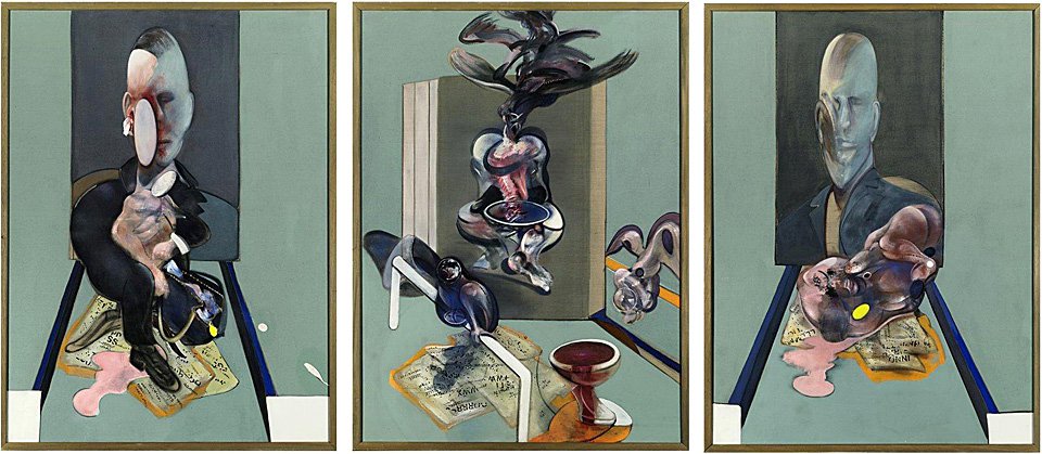 «Триптих» (1976) Фрэнсиса Бэкона из коллекции Романа Абрамовича. Бизнесмен приобрел его в 2008 году за 86,3 миллиона долларов. Фото: Christie's
