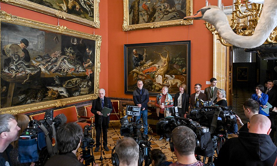 Церемония открытия обновленной экспозиции в зале Франса Снейдерса.  Фото: Алексей Бронников