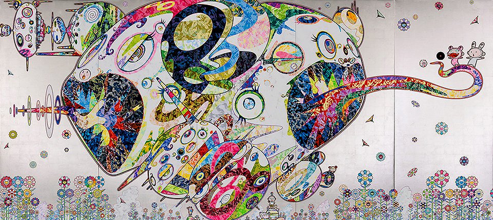 Такаси Мураками. «Bacon: Scream». 2019.  Фото: Takashi Murakami/Kaikai Kiki Co