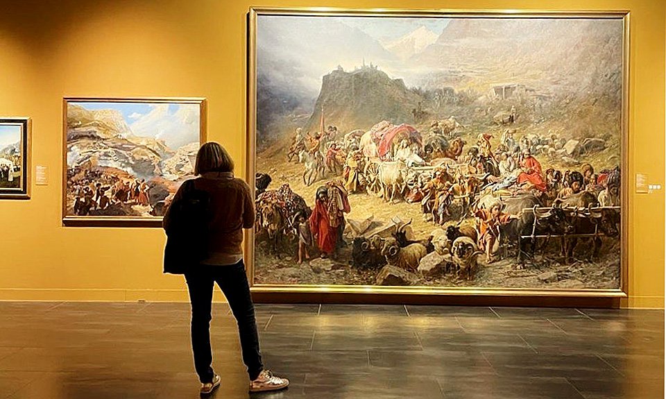Выставка «Война и мир в русском искусстве» в филиале Русского музея в Малаге. Фото: Colección del Museo Ruso, Málaga
