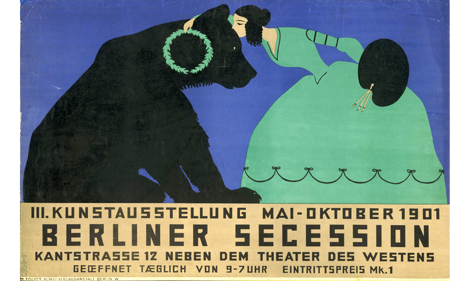 Томас Теодор Гейне. Плакат к 3-й выставке Берлинского сецессиона. 1901. Фото: Dietmar Katz/Staatliche Museen zu Berlin, Kunstbibliothek