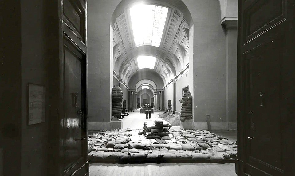 Центральная галерея Прадо. Ноябрь 1936 г. Фото: Museo Nacional del Prado